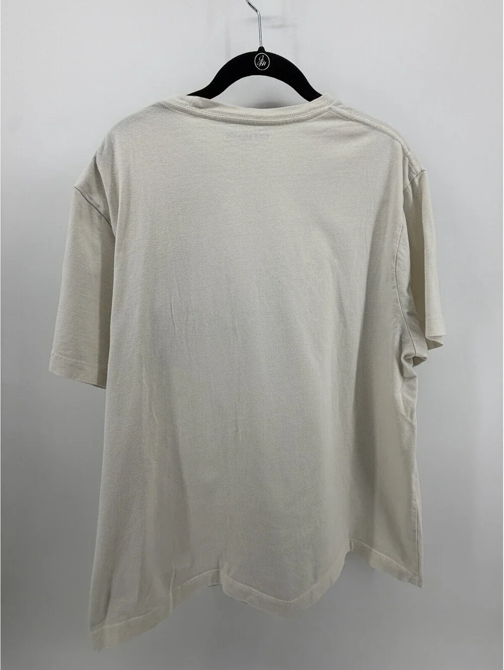 True Religion Men’s Large SS Resort Patch Tee Ivory 100% Cotton Graphic